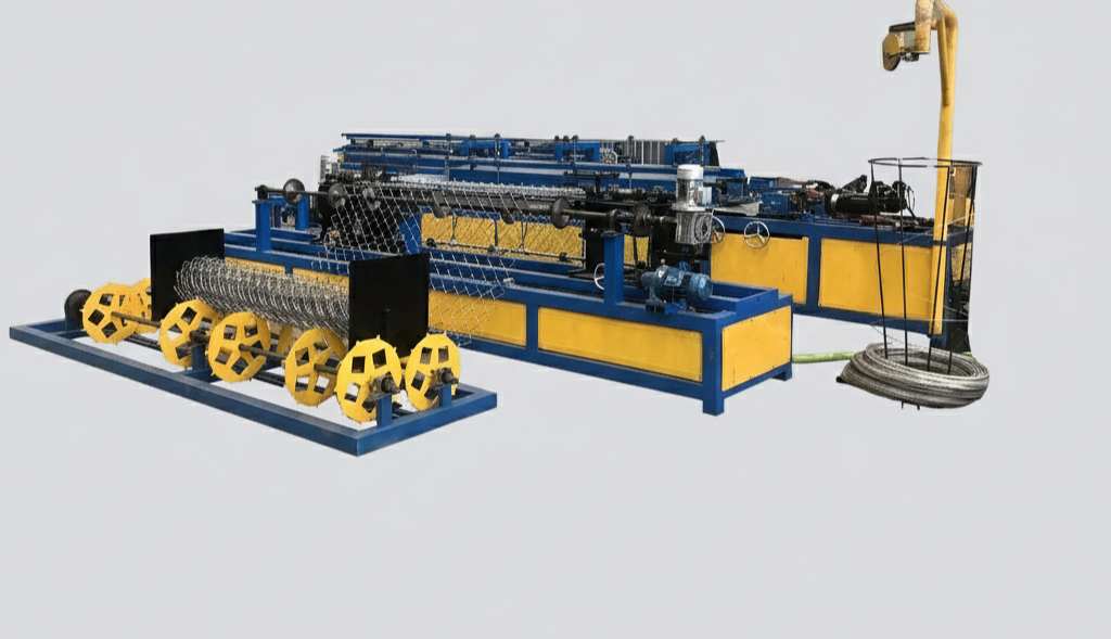 Double Wire Automatic Chain Link Fencing Machine